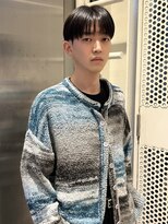 ゼストプール(ZEST POOL)&nbsp;シースルーマッシュ　マッシュ　刈り上げ　メンズヘア