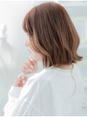 大人かわいい暖色系カラーくびれミディTb12上尾20代30代40代