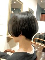 ヘアー グリーン(hair green) 30代40代50代/グラボブ/ハンサムショート/黒髪スタイル