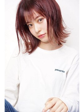 ルモア(RUMOR) Rumor×【ダブルバング ルビージュ】外ハネミディ