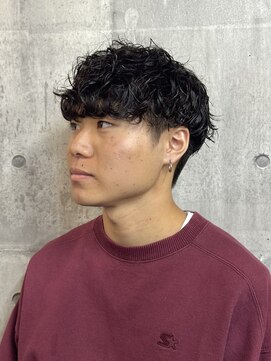 メゾンフォーメン 心斎橋店(Maison for men) シャドーパーマ@midori_maison