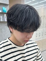 緩く無造作に◎マッシュ×フェザーパーマ