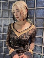 ペレ アネックス 大阪梅田茶屋町店(PELE ANNEX)&nbsp;ホワイトグレージュ/デジタルパーマ/フェザーパーマ/梅田