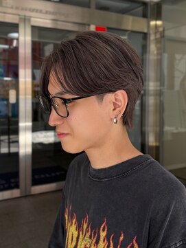 ウィル バイ ブラウン(Vir by Brown) グレージュ×メンズショート