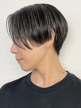 モリオフロムロンドン 松戸店(Morio from London) 【松戸 藤原】ハンサムショート 大人かわいいハイライト全体