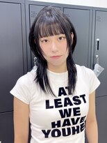 シェノン バイ アランスミシー 表参道(CHAINON by Alan smithee)&nbsp;ナチュラルブラック×韓国ハッシュカット