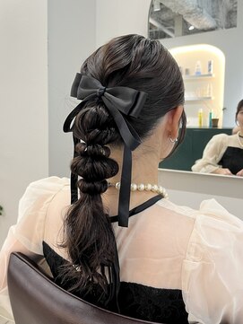 ナンバー アンフィール 渋谷(N° anfeel) アップヘアセット