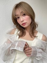 カバーヘア ブリス 北浦和(COVER HAIR bliss) ハイトーンベージュ/韓国風ウルフレイヤー/透明感カラーp北浦和