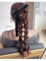 エメリー 静岡呉服町店(AMELY)&nbsp;ふわふわツインポニー♪/ヘアアレンジ