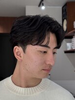 カウンター(COUNTER)&nbsp;メンズフェザーパーマ／毛流れセンターパート【初回 11500】