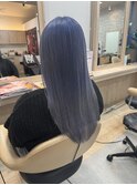 20代30代髪質改善メテオカラー透明感コバルトブルー春カラー