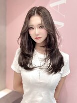 ジェム リット(GEM lit)&nbsp;《LUNA》オリーブグレージュ/ハイレイヤー/ハッシュカット