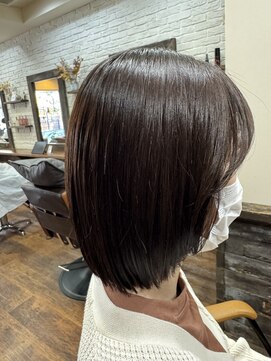 ゴエン(goen hair lounge) ぱっつんボブレイヤー