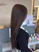 リエンスクレア(RIENS xrea)&nbsp;残留ピンク補正ブラウン × 川田那々海 (髪質改善)