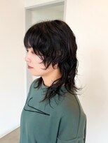 サロン(SALON)&nbsp;ウルフスタイルのオシャレなデザインパーマ