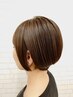 ★夏季限定★大人Cut+潤艶白髪染め+炭酸泡Headスパ+頭浸浴+4StepTreatment★