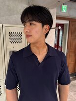 ハイプ マン 藤沢(HYPE MAN) シースルーマッシュ韓国風眉カットメンズカット