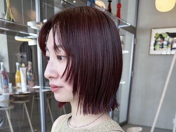 イロ(IRO)の写真/[桜川徒歩3分]顔周りレイヤー×に合わせカットでトレンド感をプラス◆雰囲気を変えたい方にもおすすめ◎