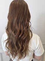 ヘアサロン エン(hair salon en.)&nbsp;抜け感たっぷりベージュ