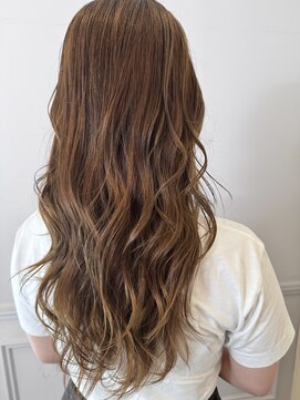 ヘアサロン エン(hair salon en.) 抜け感たっぷりベージュ