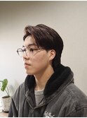 20代30代ナチュラルカラー｜メンズセンターパート