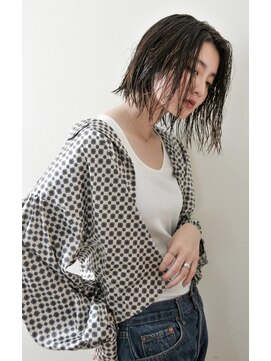 ネオリーブカフ 鶴ヶ峰店(Neolive caff) 【Neolive/鶴ヶ峰】雰囲気オシャレな切りっぱなしボブ