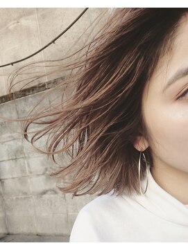 パーク(PAAQ) 【田中　智大】切りっぱなしボブ×バレイヤージュ