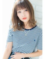 カノン(canon) 【canon 下北沢】シースルーバング×ブルージュミディ