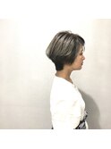 N/92co. ショートヘア×モノトーンアッシュ