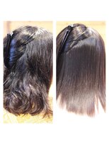 カシュカシュヘア(Cache-Cache hair)&nbsp;小学生の髪に戻る！？縮毛矯正！