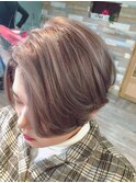 ハイライト×前下がりボブ 【関内】 