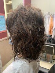 【髪質改善】ハリコシ&ふんわりパーマ、カラー