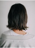 大人っぽ切りっぱなしボブ/20代/30代/40代/水島/倉敷