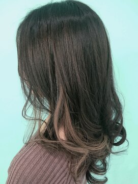 ドライブアンドビジョン 池袋(Drive&Vision) イヤリング×インナーカラー[池袋/髪質改善/ハイライト］]