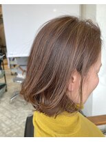 ヘアーアンドメイク ニッキ(hair&make nikki) 育てるハイライトでグレイヘアでもベージュカラー