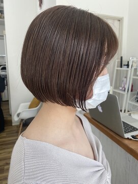 グリーン(green) きゅっとおさまってかわいいミニボブ　bymisaki