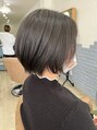 リープ(leap hair) 段を低めに入れて柔らかい丸いフォルムに！