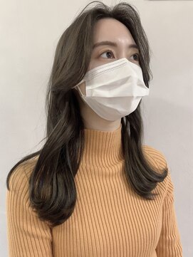 ノラ ギンザ(NORA GINZA) ２０代３０代おくれ毛顔まわりカット透明感カラー