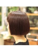 シンプルなボブ