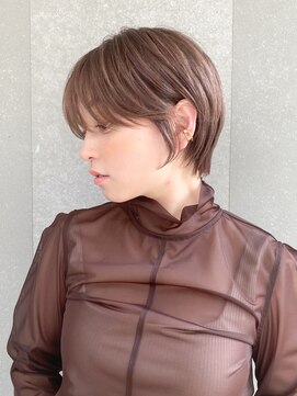 ロンド レグリーズ 立川(Lond leglise) ショート×顔周り×前髪×シルキーベージュ×グレージュカラー