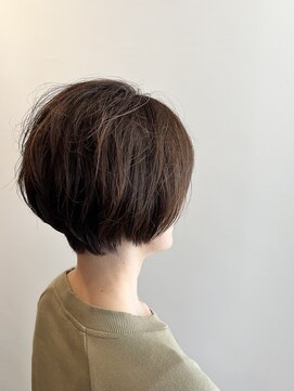 ピュアソウル(Pure Soul) ニューヨークドライカット×くせ毛×丸みショートボブ