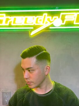 グリーディーフォックス 三軒茶屋(GreedyFOX) 波巻き/マッシュパーマ/ウルフ/ハイライト<理容室>三軒茶屋