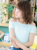 カバーヘア ブリス 戸田公園西口店(COVER HAIR bliss)&nbsp;外国人風ハイライトカラー波巻きパーマc5戸田公園10代20代30代