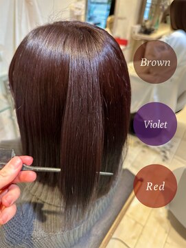 リリー 勝田台店(Lilly) 〈Lilly勝田台 佐藤愛〉初カラー＊ボルドーブラウン