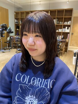 ジェノ(JENO by apish) ゆるめパーマ/ウェーブヘア