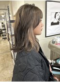 ベージュインナーカラー