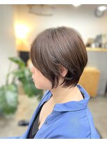 エモヘアー(emo hair) 丸みショートボブ