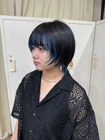 ハピネス 王寺店(Happiness) ショートウルフ ウルフカット メンズライク インナーカラー 王寺