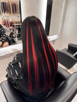 スカイ 本店(SKY)&nbsp;BLACK×REDエクステ