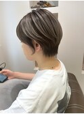 白髪ぼかし/アンブレラカラー/ショート/30代/40代/50代/60代